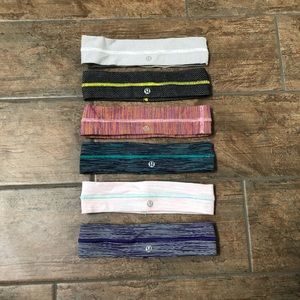 Lululemon headbands pack of 6 multicolor